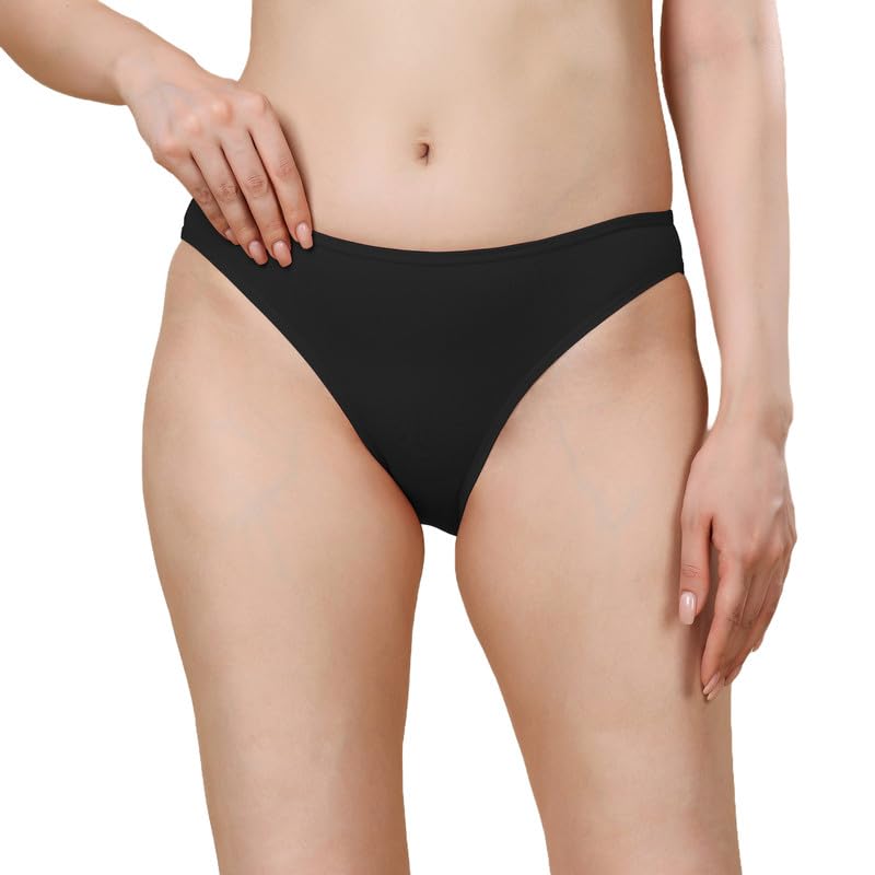 Image of London Hills Panty Set for Women Super Combed 100% Pure Cotton | Underwear for Women Combo | Seamless Panties for Woman | Lingerie for Women's Combo | Hipster Panty'| Pack of 1 and 2, Colors May Vary