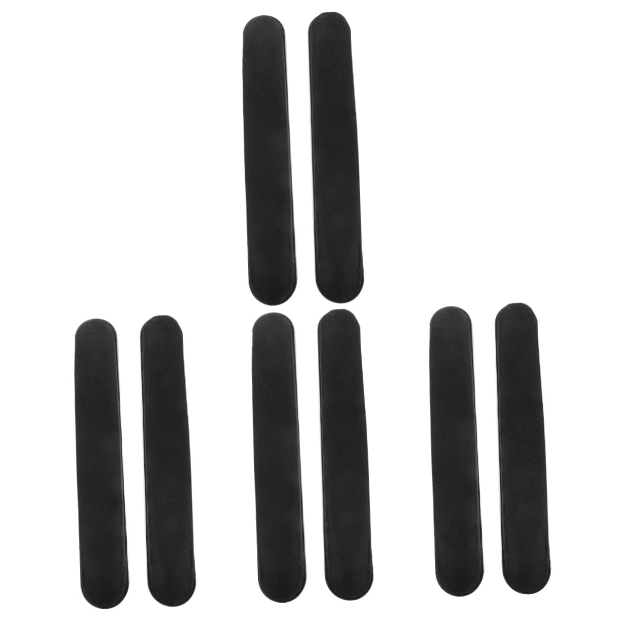 OSALADI 4 Paia Corrimano Antiscivolo braccioli Cuscino del bracciolo Imbottito ergonomico Guidare Parti della Parti di Ricambio per sedie a rotelle Pad CHIEDE Tessuto Nero