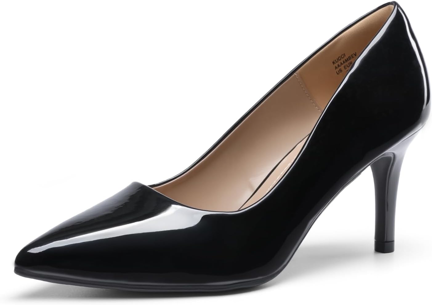 DREAM PAIRS Women’s High Stiletto Heels Closed Pointed Toe Dress Pumps Shoes for Wedding Work Office Business, 3 Inches