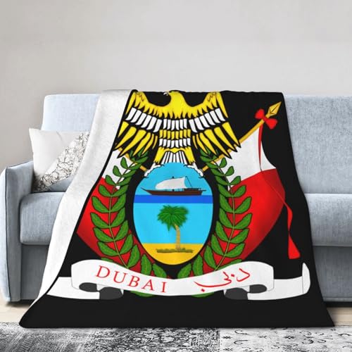 Dubai Coat of Arms Fleece Blanket 40