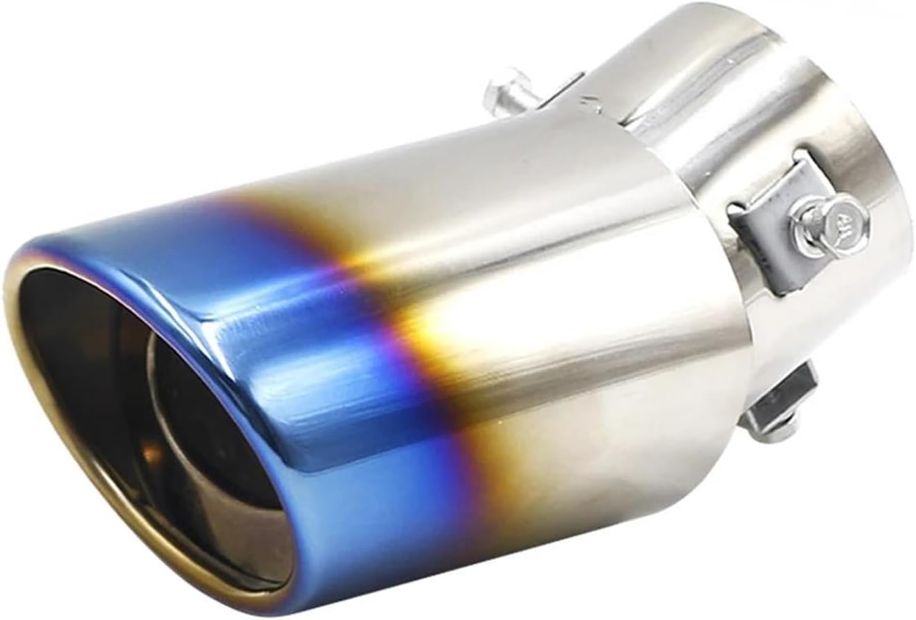 Tail Throat For C-MAX For Flex For B-MAX For Atlas For Territory Vertrek Airstream Five Tail Muffler Exhaust Tip Pipe Silver Automobile Exhaust Pipe(StyleD)