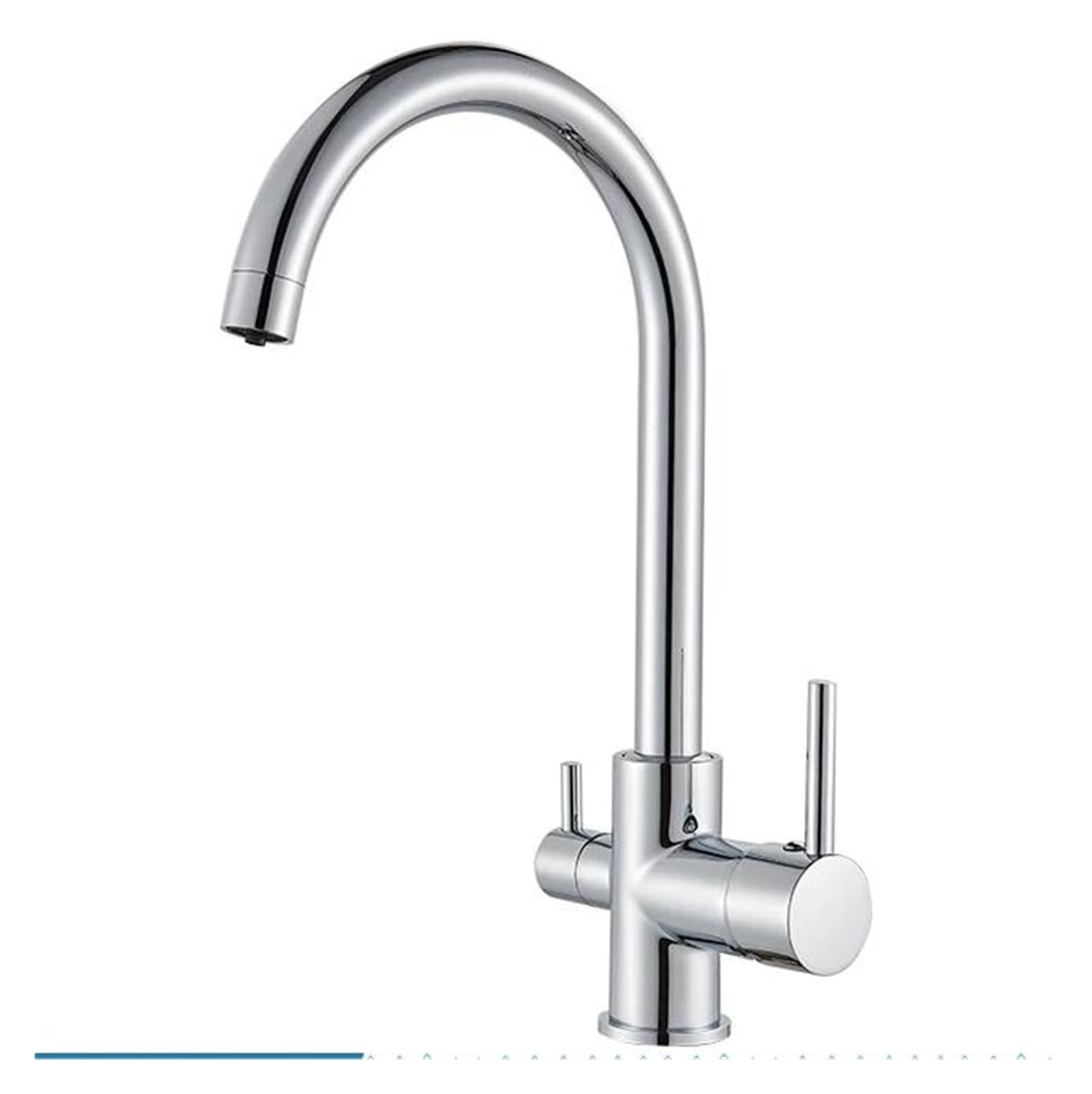 MXXQRHF Kitchen Faucet Dual Handle Purifier Water Sink Faucet 360 Rotation Water Filter Tap 3 Ways Sink Filter Kitchen Mixer,Bathroom Vanity Mixer