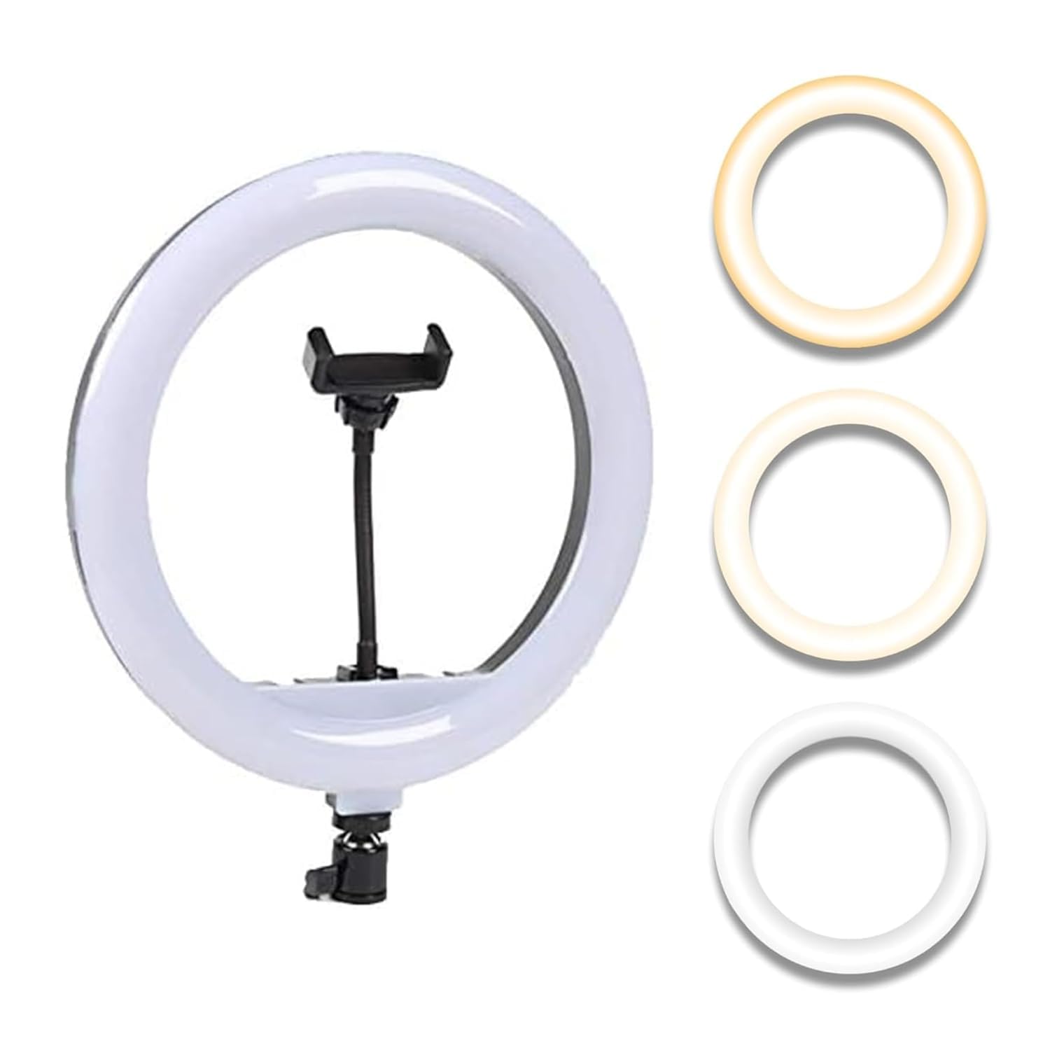 10-Inch LED Ring Light for Photography, Makeup & Live Streaming | 3 Color Modes LED Ring Light Compatible with All Smart Phones | Adjustable Colour Temperature-image-18