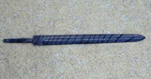 Damascus Steel Blank Blade Custom Handmade 32" Damascus Sword Blank Blade for knife making