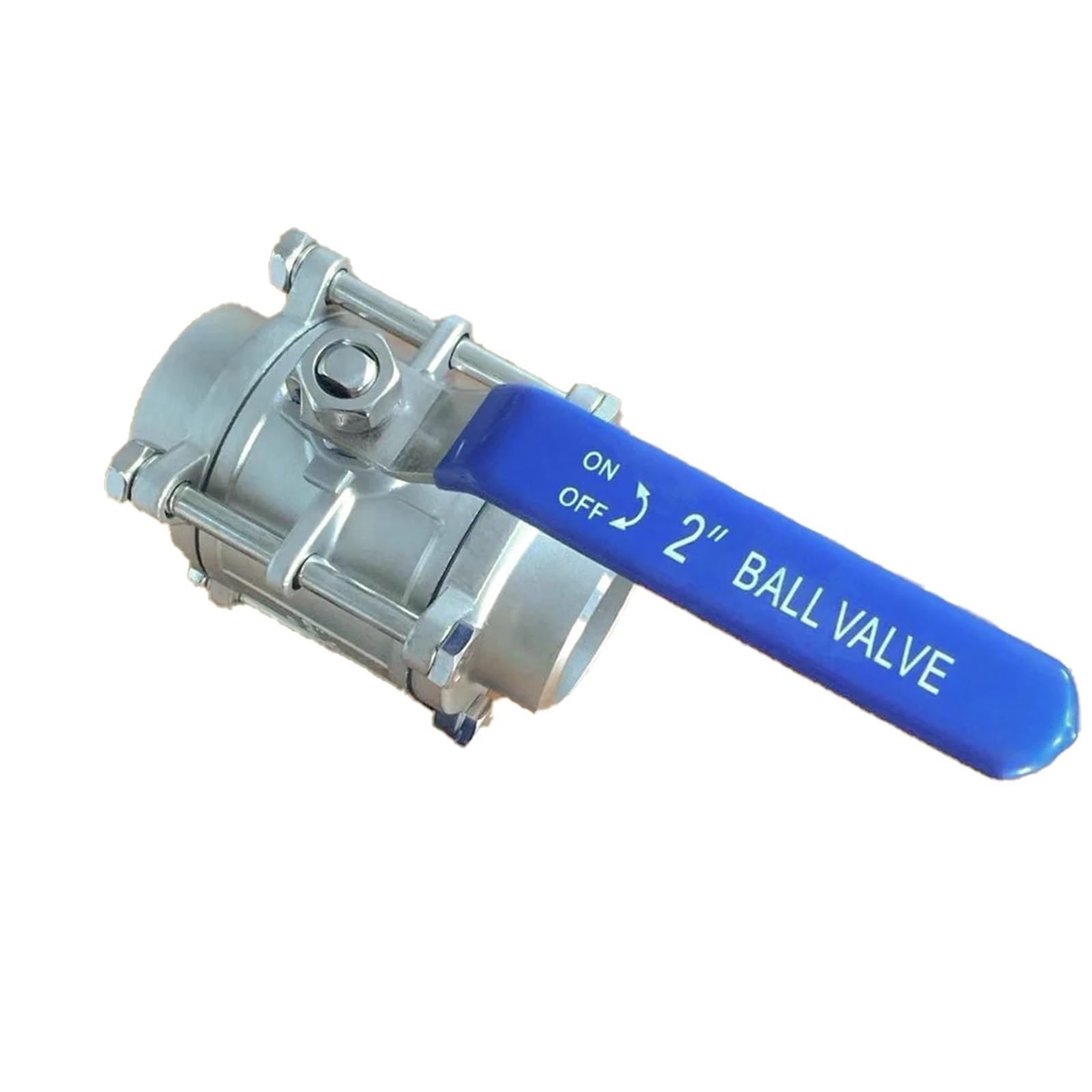 Robinet à boisseau sphérique acier inoxydable 2 pouces DN50 haute résistance mécanique
