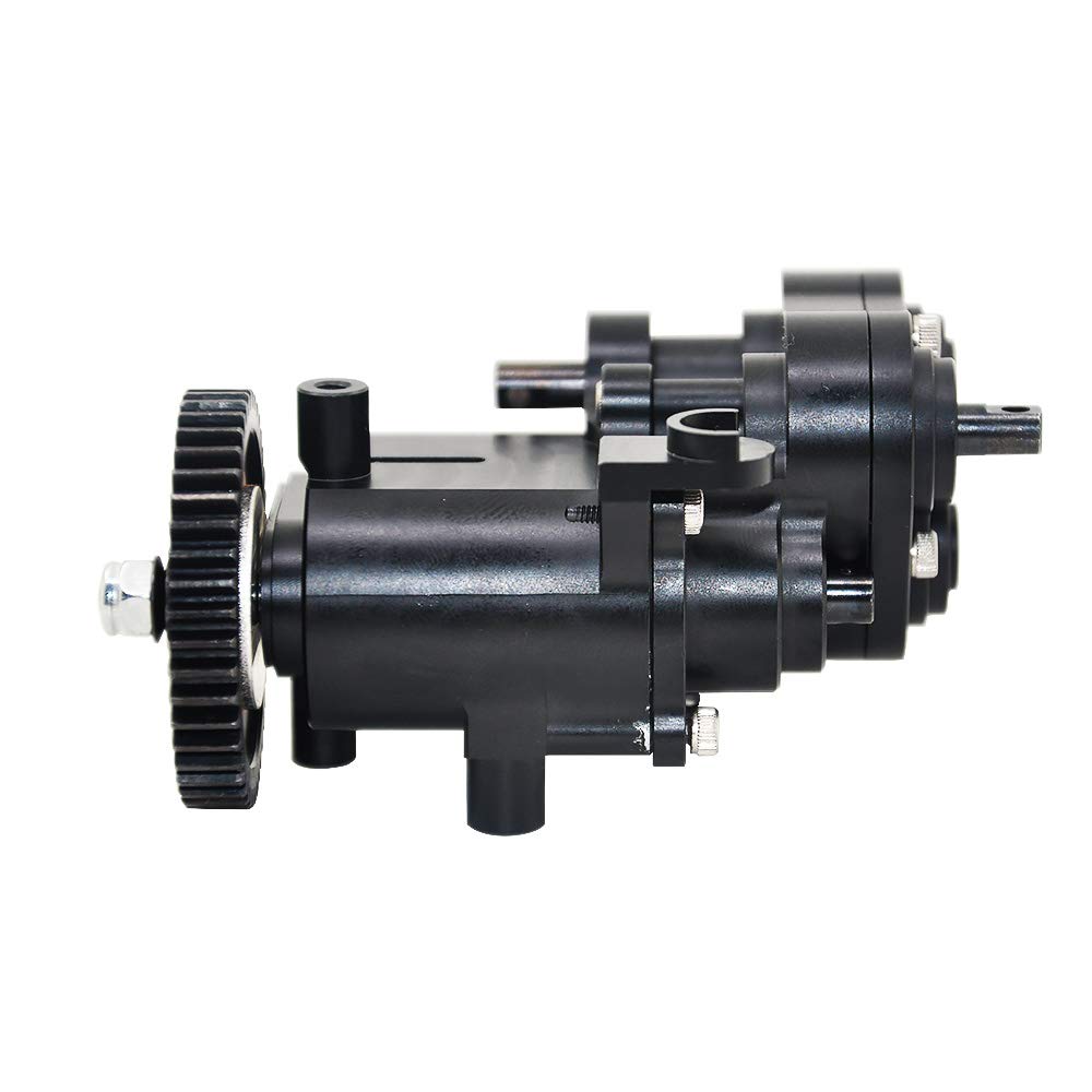 Benedict Harry CNC Aluminum Speed Transmission Case Gearbox for 1/10 RC Crawler Traxxas TRX-4