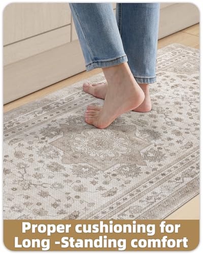 Tapis de cuisine anti-fatigue imperméable et lavable - 8