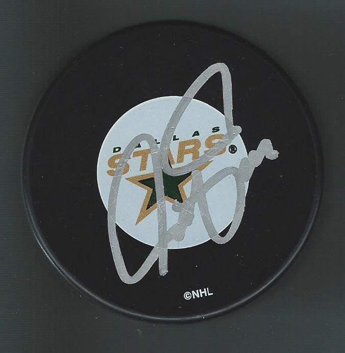 Jason Arnott Signed Dallas Stars Puck - Autographed NHL Pucks