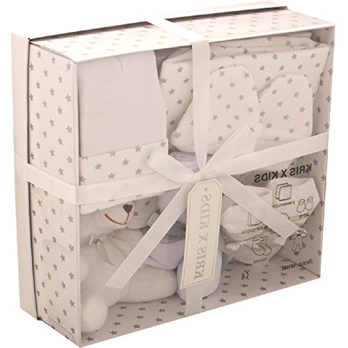 Set de regalo de 4 prendas, de 0 a 3 meses- blanco Stars White Talla:recién nacido