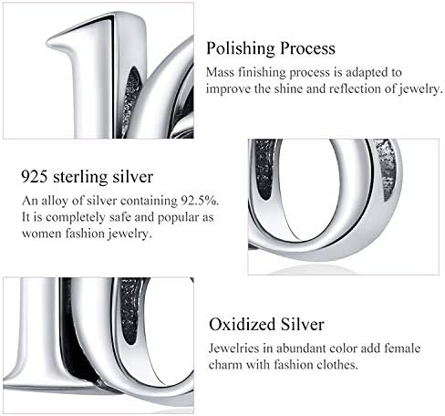 16,20,30 Number Charms 925 Sterling Silver Charm Beads Fit Pandora Charm Bracelets,for Birthday/Anniversary (16) - Image 3