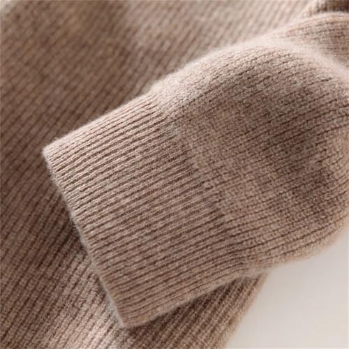 Men Zippers Hooded Cardigan Thick Casual Loose Style Sweater Merino Wool Knitwear Tops4