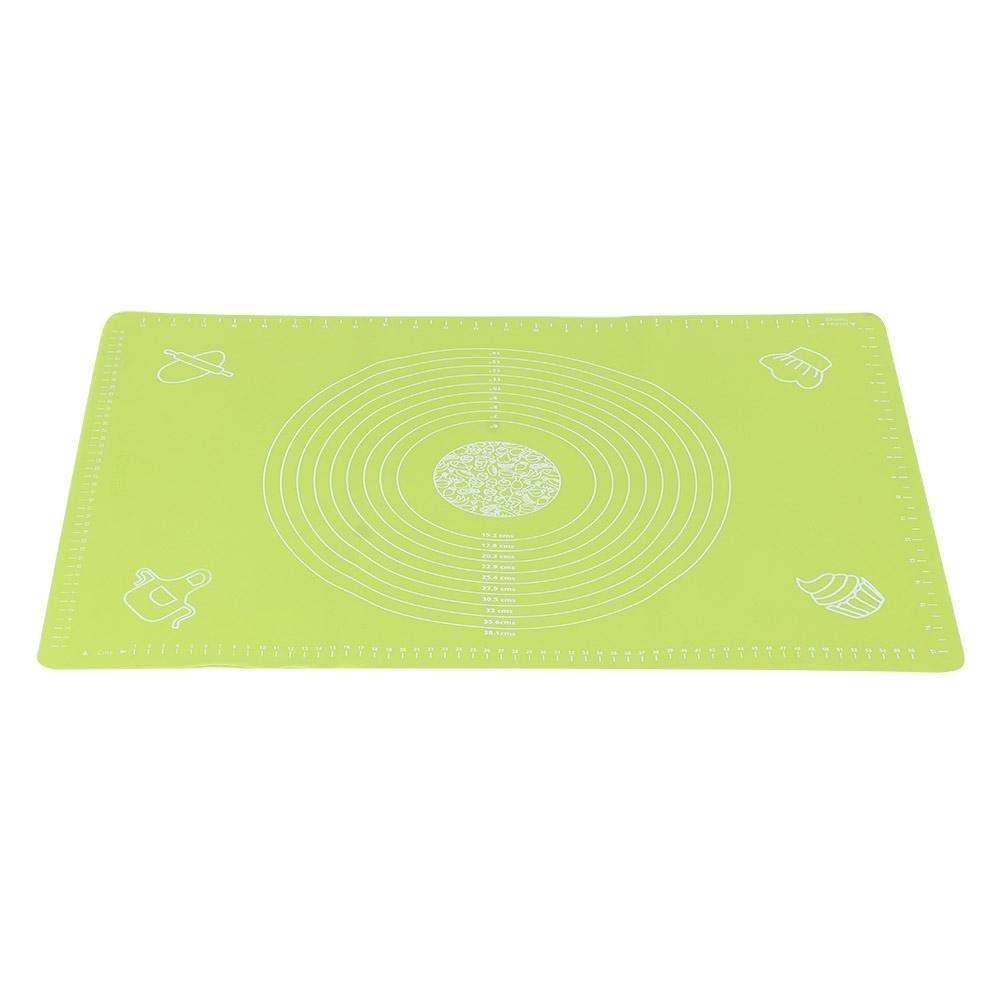 Tapis De Cuisson En Silicone Anti-adhésif Tapis De Pâte Avec Mesures Le Noir 60 X 40 Cm 96378344