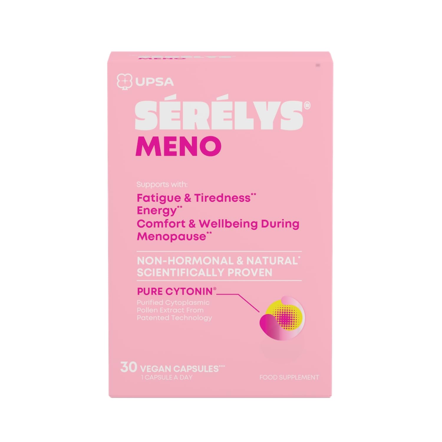 Serelys Meno Perimenopause & Menopause Supplements 30 Capsules Lloyds Pharmacy