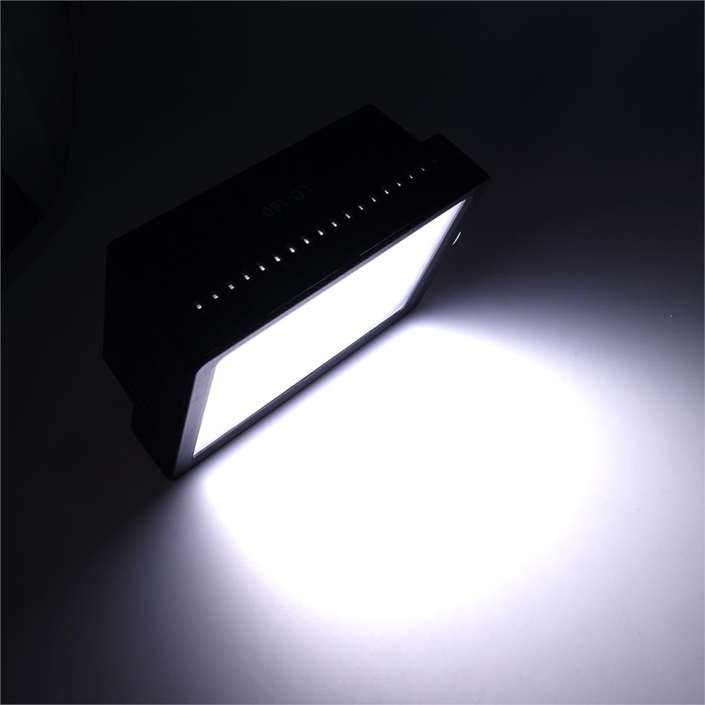 LED Digital Video luce di 160 LED 5600 K video illuminazione kit include rotante Cold Shoe Mount e 3 filtri per Canon, Nikon, Sony, Pentax, Sigma, FUJI, Olympus, Panasonic, JVC, Samsung videocamera +