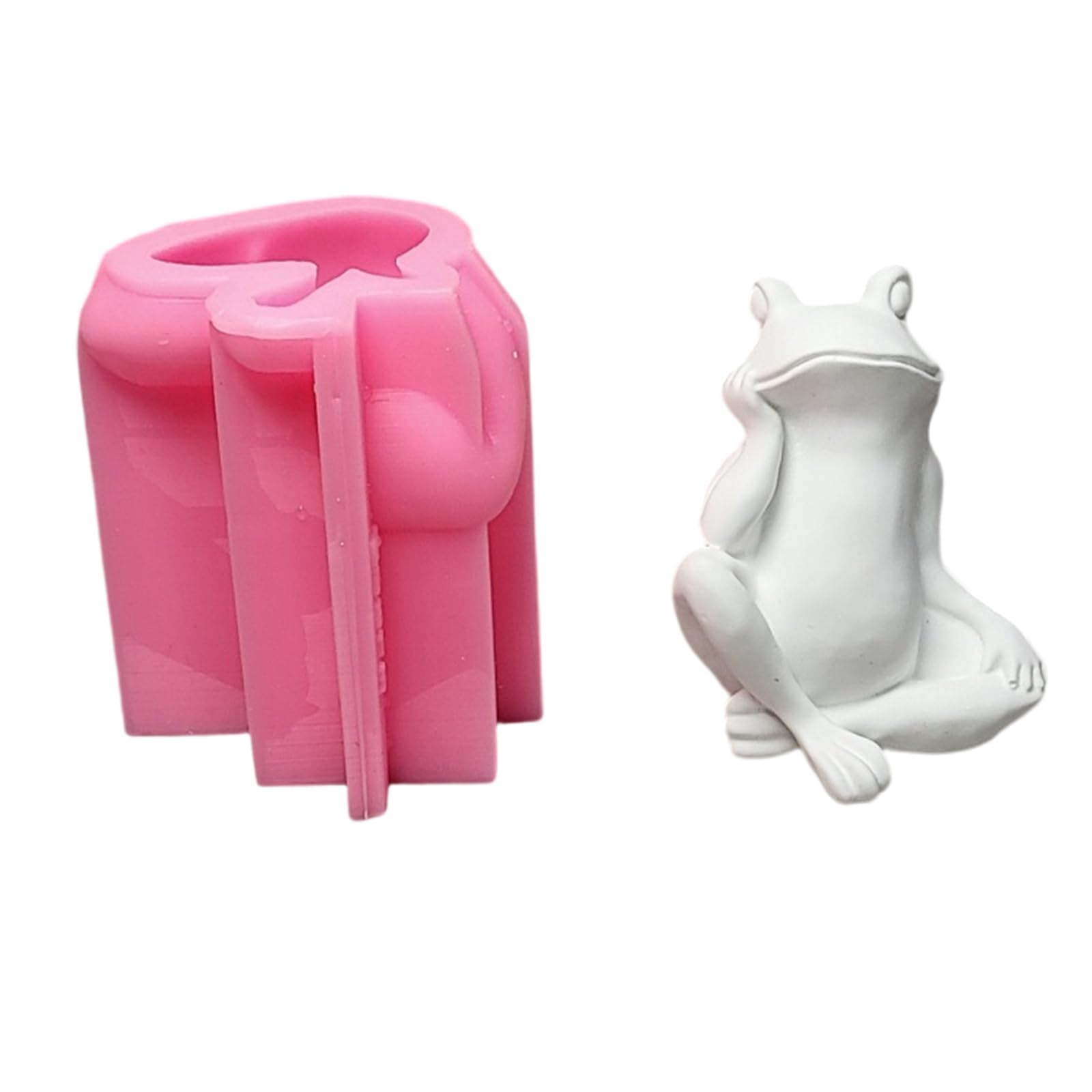 Formine In Silicone Per Gelatine E Cioccolato - Stampi 3D A Mano Per Dolci, Saponi E Ghiaccio (Rosa) - 5