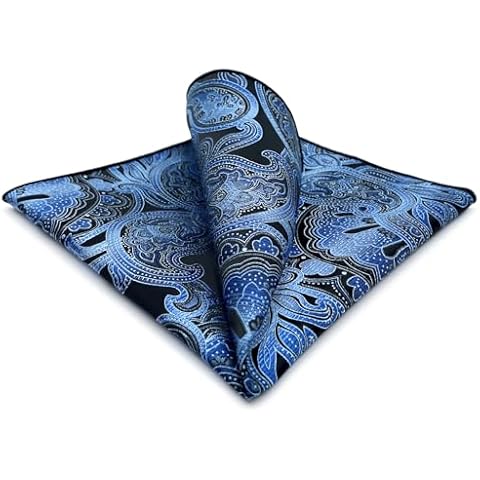 Shlax&Wing Jacquard Woven Paisley Pocket Square Cover