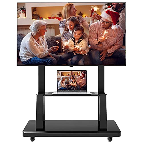 Soporte universal para TV con ruedas para pantallas de 32 a 75 pulgadas miniatura 1