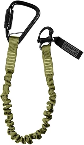 Fusion Climb Helo Retention Lanyard Auto-Locking Carabiner and Shackle