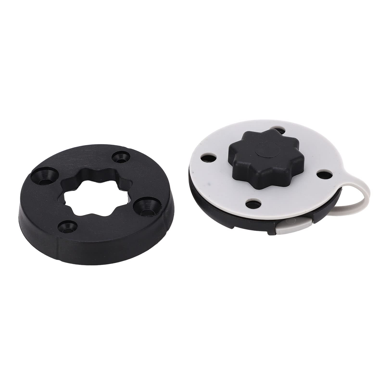 Topyond Base Multiuso per Kayak da 4 Pezzi, Base Rotonda Grande in Materiale PVC, Base per Kayak Portatile Facile da Installare (Nero)