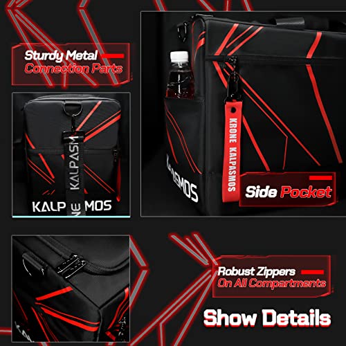 Sneaker Bag, Sport Duffel Bag for Men Women, Gym Bag, Gear Bag, Krone Kalpasmos Versatile Travel Duffel Bag with 3 Removable Dividers, Designer Collection3