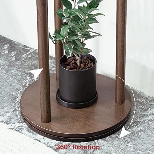 Talar Wooden Coat Rack Freestanding With 9 Hooks, Cactus Standing Coat Rack With Shelf For Entryway Hall Tree Home Organizer For Hanging Coats, Jackets, Hats, Bags, Umbrellas, Brown #TOP4