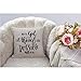 HGOD DESIGNS Bible Verse Throw Pillow Cover,Religious Christian Hope with God All Things are Possible Quote Decorative Pillow Cases Cotton Linen Square Cushion Covers for Home Sofa Couch 18x18 inch