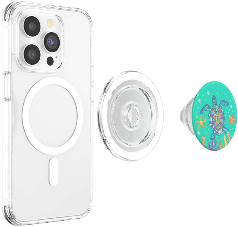 Colorful Sea Turtle - Cheapest & Giftable PopSockets MagSafe PopGrip for iPhone
