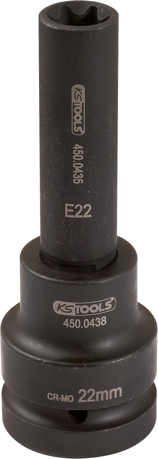 KS Tools 450.0481 1" Nasadka udarowa E-Torx, długa, E18