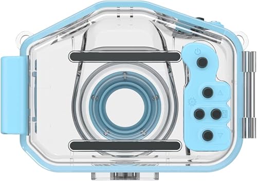 Agoigo Accesorios dedicados a la cámara de los niños de la caja impermeable (no incluida la cámara) (azul)