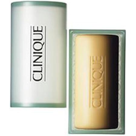 Clinique Facial Soap Mild with Dish for Unisex, Dry Combination, 3.5 Ounce