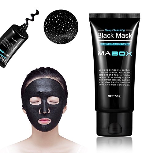 Black Mask Peel Off Mask Charcoal Mask Blackhead Remover Mask Blackhead Deep Cleansing Mask Purifying Acne Whitehead Mask Oil-control Mask