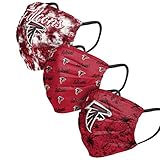 FOCO Atlanta Falcons NFL Womens Matchday Face Cover - Adult - 3 Pack