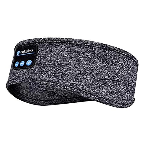Stecto Bluetooth Headband Sleep Headphones, Wireless Music Sport Headbands with 0.25 Inch Thin HD Stereo Speakers Soft Sleeping Headphone for Running, Yoga Cover