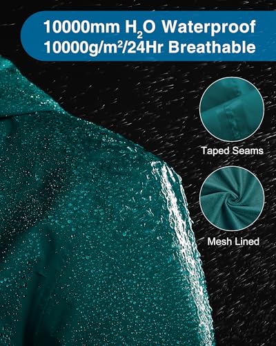 Image of 33,000ft Packable Rain Jacket for Women Waterproof Raincoats with Hood