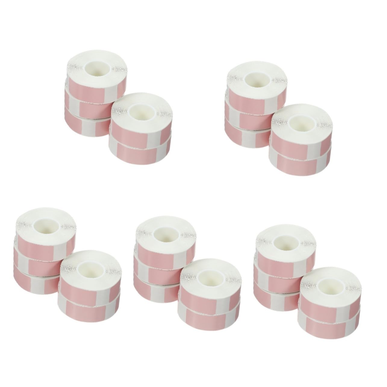 Tofficu 5 Ensembles Autocollant D'étiquette Étiquette Autocollantes Etiquettes Autocollantes Étiquette Vierge Thermique Point Étiquette Collante Livrer L'étiquette Rose 5 Rouleaux * 5