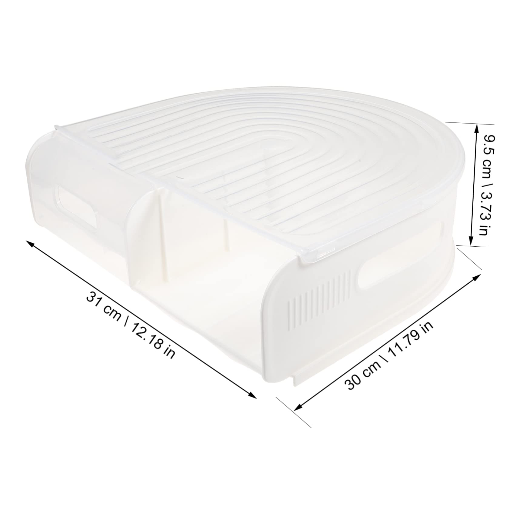 Healeved Organizador De Huevos Para Refrigerador Huevera Transparente y Apilable Accesorio De Cocina Para Almacenamiento De Huevos Reutilizable Diseño Inclinado Para Fácil Acceso