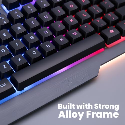 Add Blade II Gaming Wired Keyboard, Rainbow Backlight, 104 Keys - Image 5