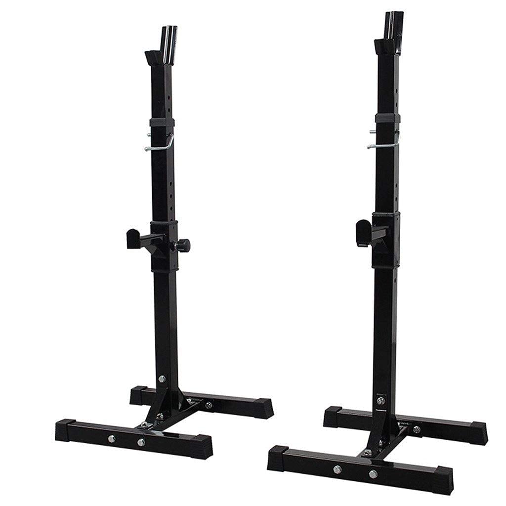 ERoomQ Pull-Up Bars Squat Rack Bench Press Multifunctional Shelf Adjustable Bracket Home Indoor Gym Strength Training Stand Men's Fitness Barbell Rack Only Sell Shelves Squat Rack