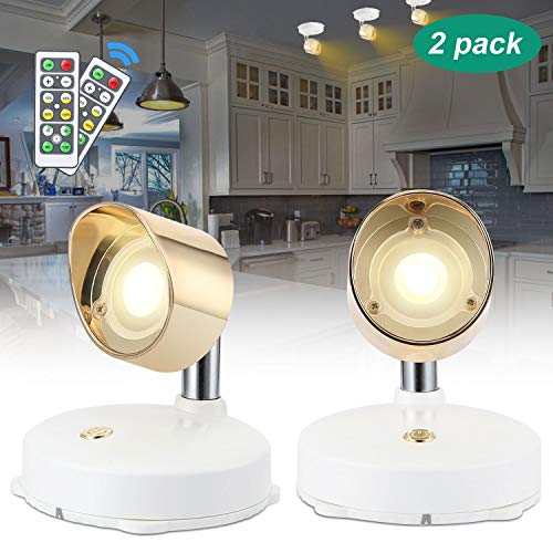 LED Wireless Spotlight, Battery Operated Accent Lights, Dimmable Cabinet Lights Puck Lights Picture