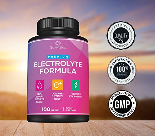 Sunergetic Premium Electrolyte Capsules – Support For Keto, Low Carb, Rehydration & Recovery - Electrolyte Replacement Tablets thumb #4