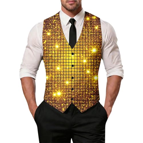 Gilet sans manches homme WWricotta coupe ajustée pour costume et mariage