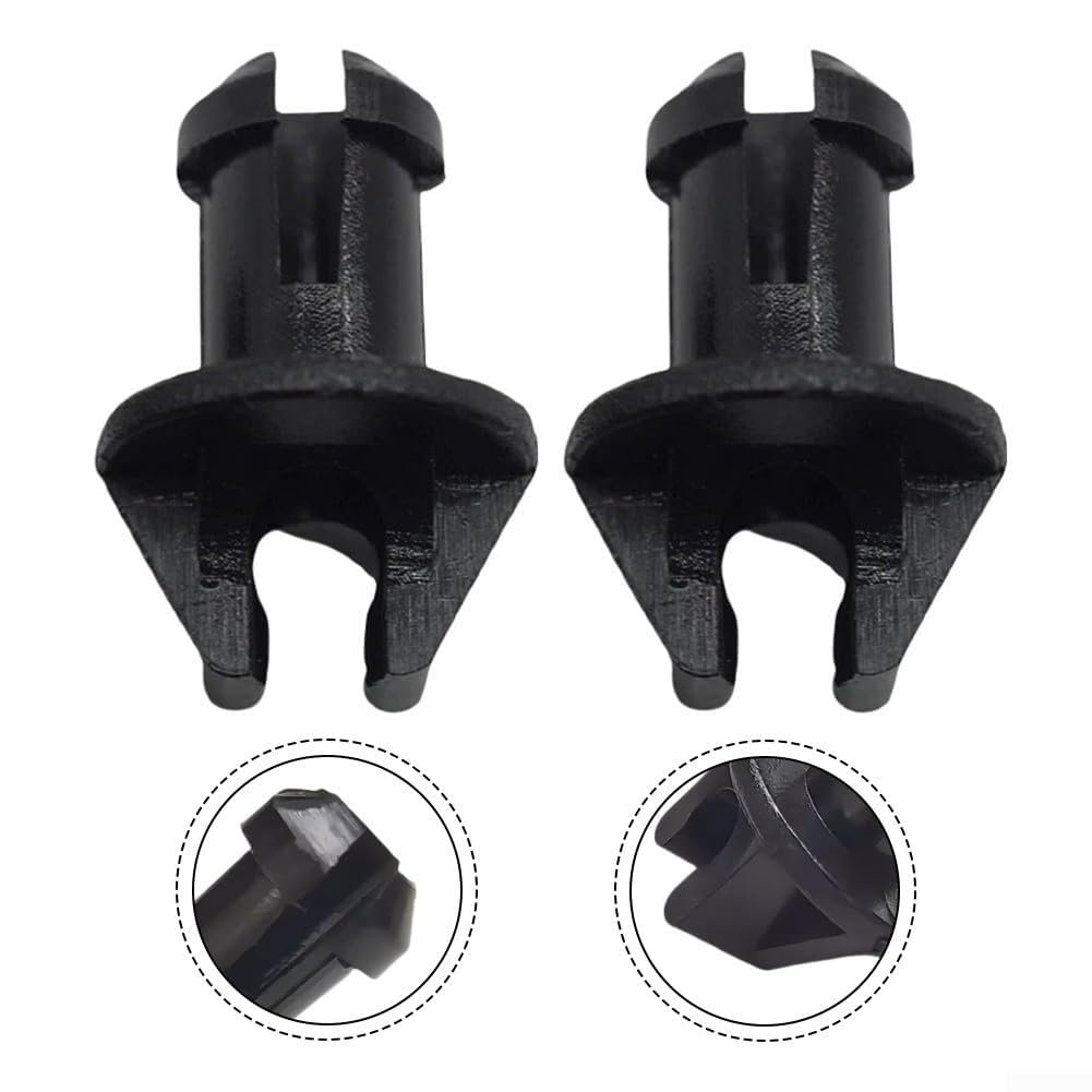 Schwenkbuchse für Mercury Außenborder Jet Gashebel Gestänge Ersatz 23-932481 Kompatibel mit 175 200 Modellen 1989-1991 2 Pack Schwarz Kunststoff