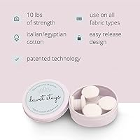 Vista 1 de (Ivory) - Magnetic Comforter Clips, Set of 4, One size fits all, 400 thread count, Italian Egyptian Cotton, Key for Duvet Cover, Secures Bedding