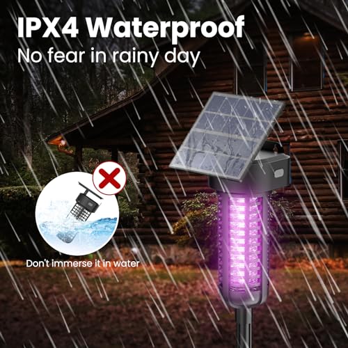 P Pest Sniper DYT40-2 Solar Bug Zapper Outdoor 2 Pack thumb #4