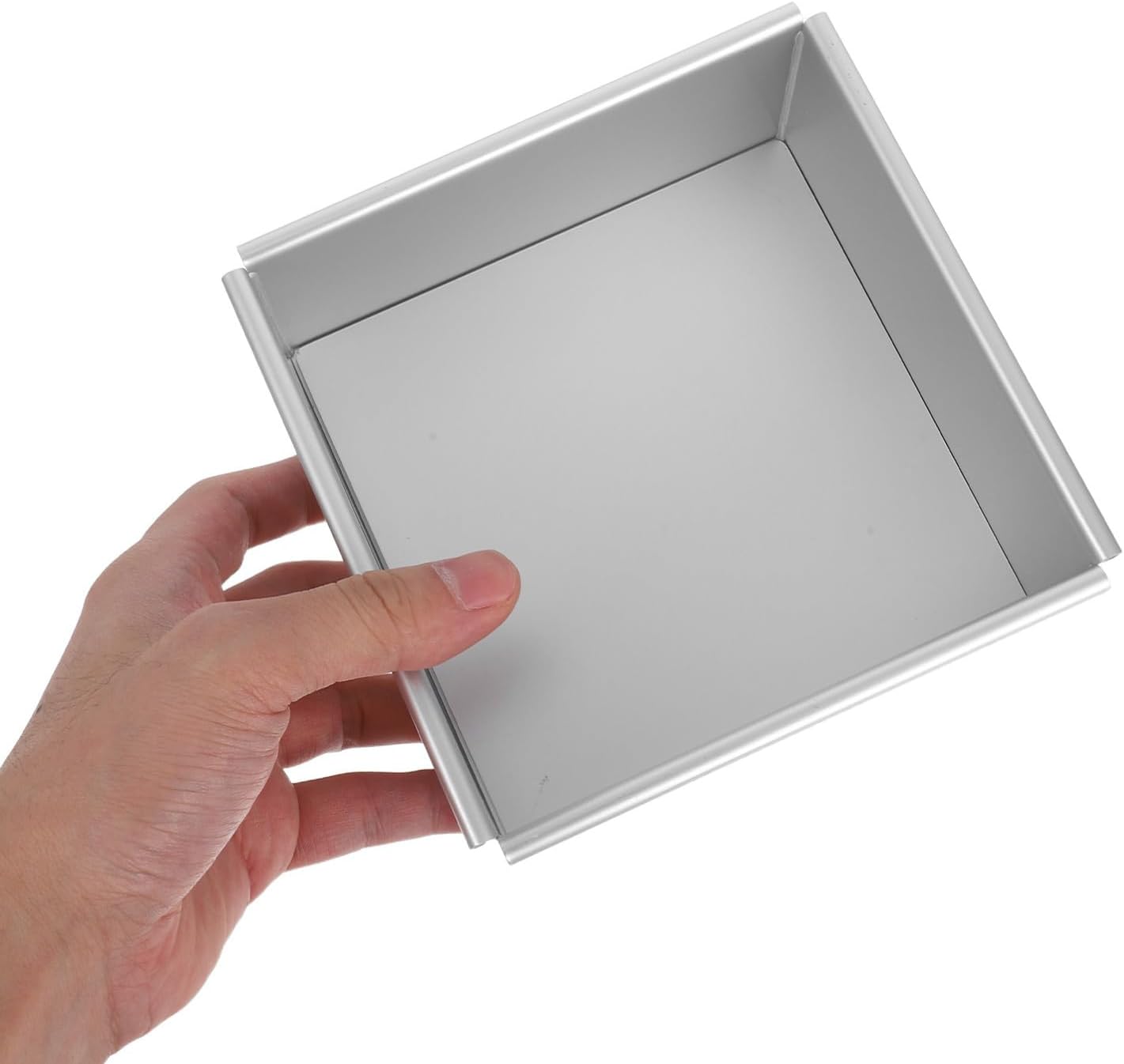 Zerodeko Cheesecake Pan with Removable Bottom 5 Inch Square Aluminum Alloy