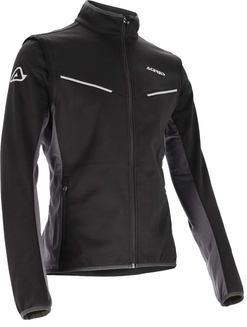ACERBIS GIACCA SOFTSHELL TRACK NERO/GRIGIO XL