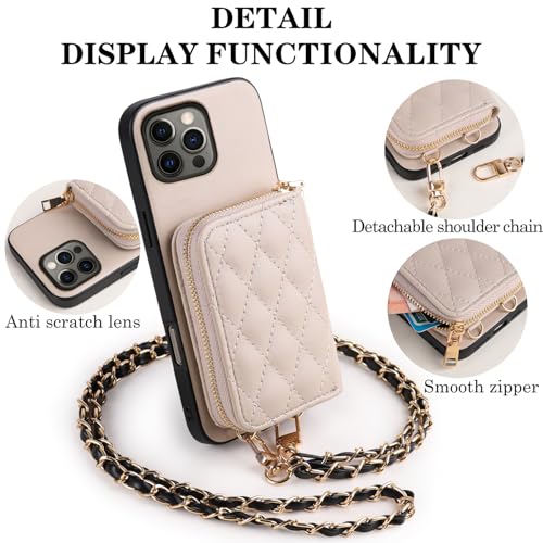 Coque iPhone 14 Pro Max fermeture éclair et porte-cartes d'organe - 4