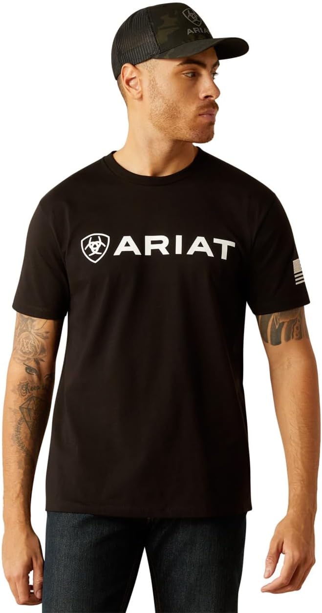 Ariat Mens Ariat Barb Shield T-Shirt