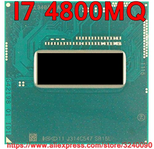 Lysee CPUs - lntel Core I7 4800mq SR15L CPU (6M Cache/2.7GHz-3.7GHz/Quad-Core) I7-4800mq Laptop proc