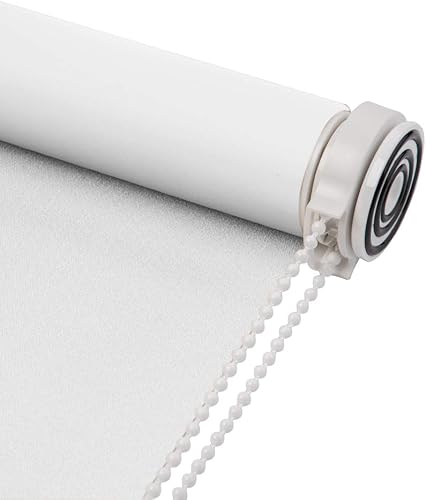 Skansen Persianas enrollables de tensión, tela opaca hecha a medida de cualquier tamaño de 20 a 90 pulgadas de ancho, bloque de ahorro de energía,